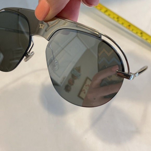 Dior Dio(r)evolution2 J5GQV Silver Grey Aviator Pilot Mirror Sunglasess - Picture 5 of 15